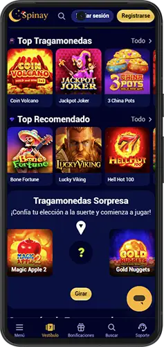 Spinay Casino web version and app